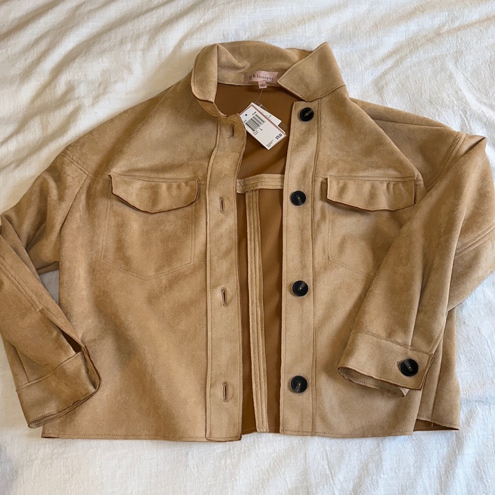 Philosophy cropped felt like material